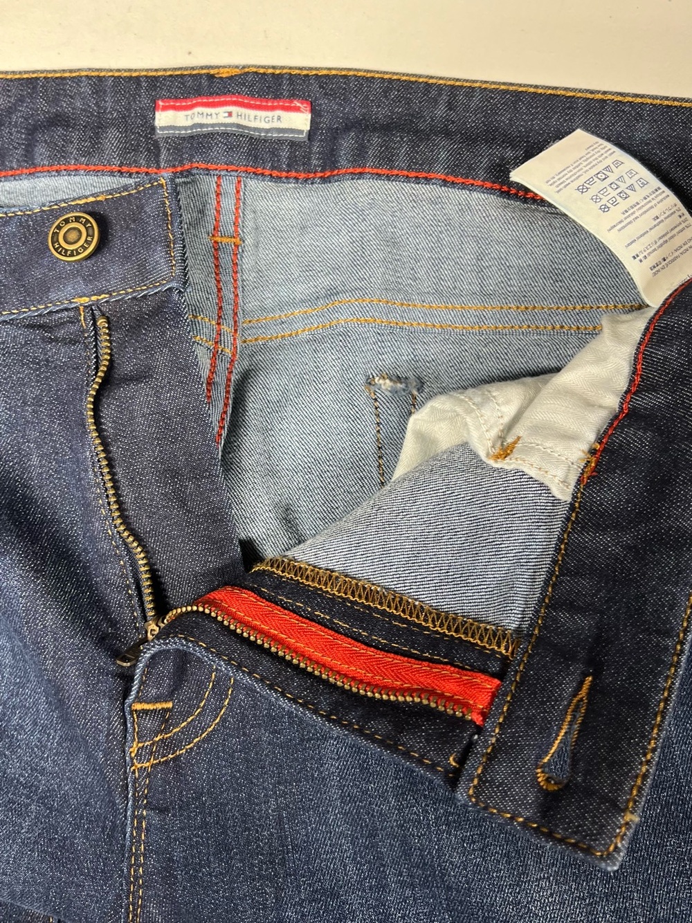 Tommy Hilfiger Size 16 High Rise Stretch Medium Wash Denim Skinny Jeans - Picture 14 of 16
